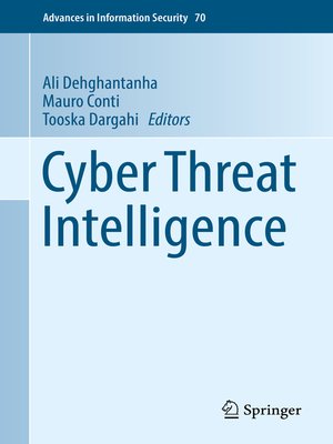 cover image of Cyber Threat Intelligence